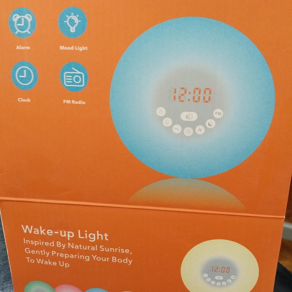 Wake up light and alarm